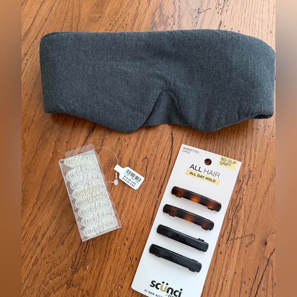 Lululemon Sleep Mask and Hair ties